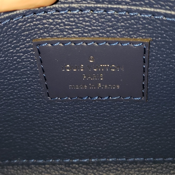 Louis Vuitton Escale Blue Cosmetic Toiletry Pouch Giant Flower Monogram Pochette - Picture 11 of 17